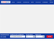 Tablet Screenshot of intersport-lesmenuires.net